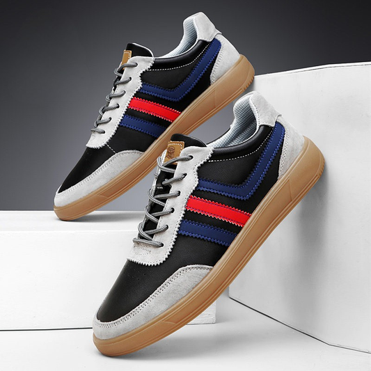 Riviera Retro Leather Sneakers