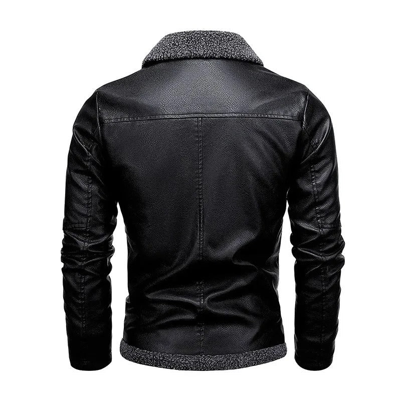 Lennox Sherpa Leather Jacket