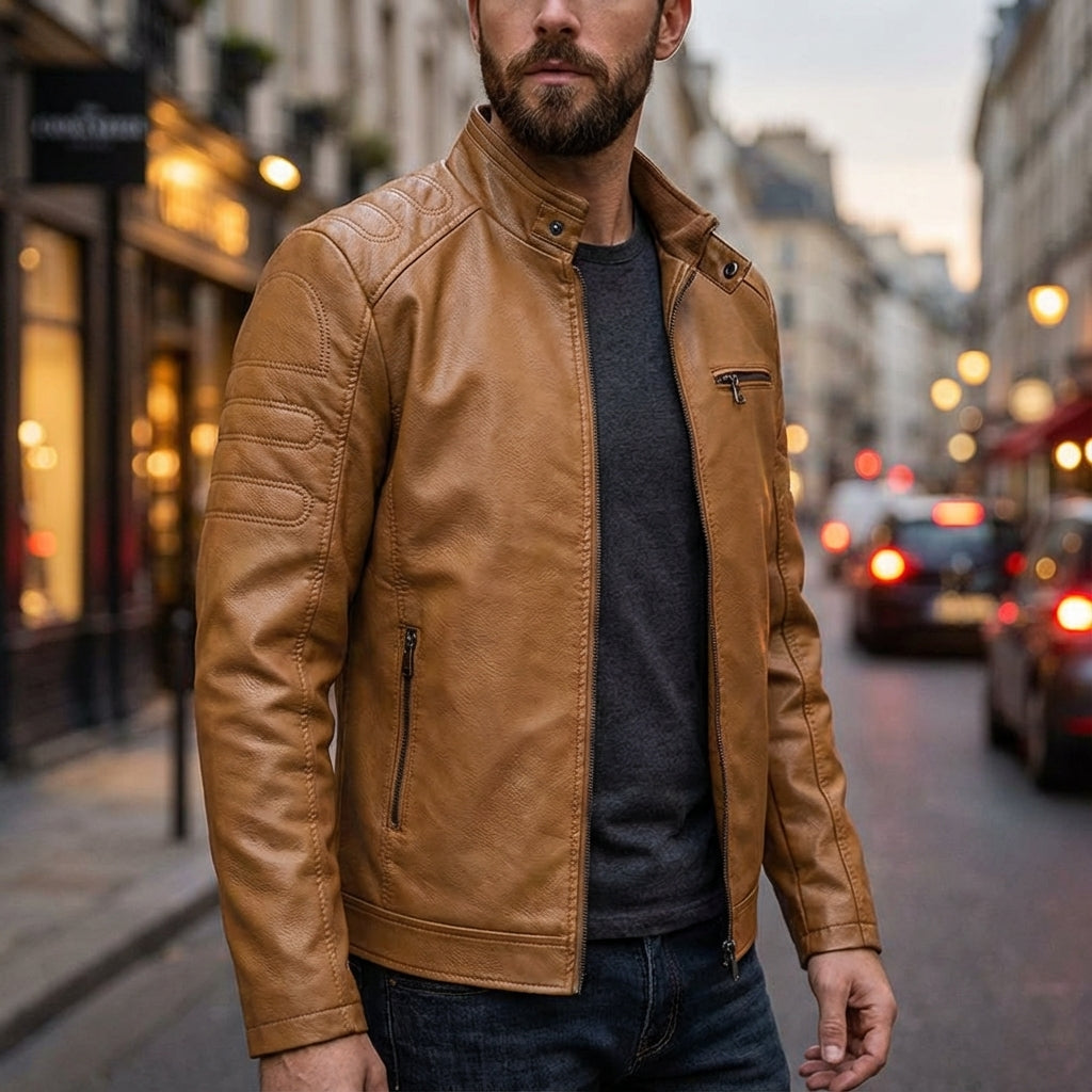 Verona Leather Moto Jacket