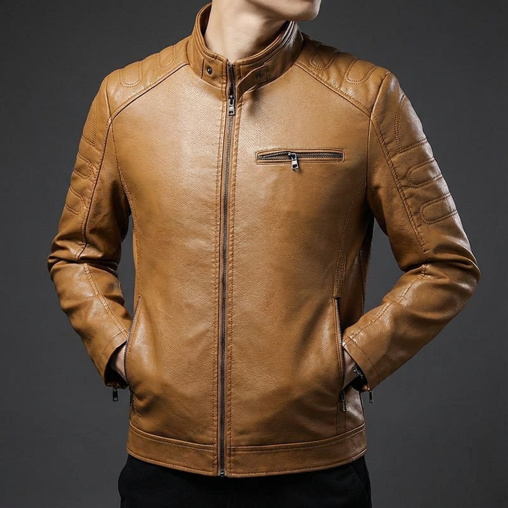 Verona Leather Moto Jacket