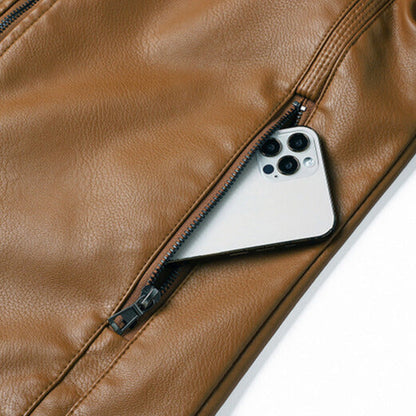 Verona Leather Moto Jacket