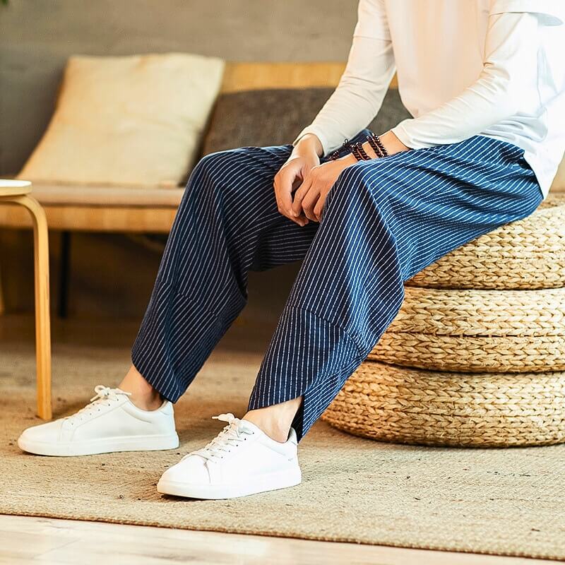Ryker Pinstripe Loose Fit Pants