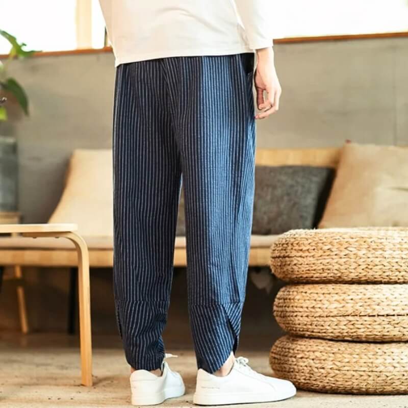 Ryker Pinstripe Loose Fit Pants