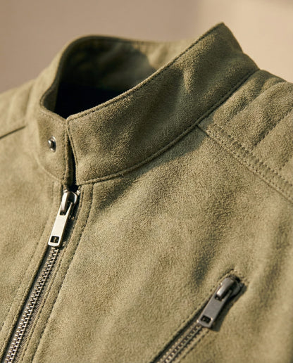 Halston Suede Jacket