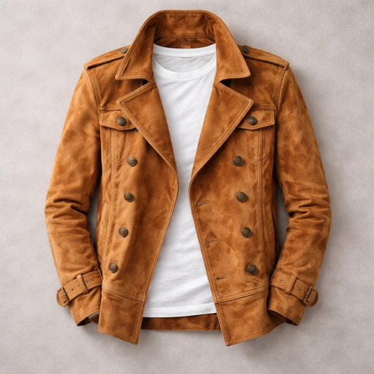 Renard Suede Peacoat