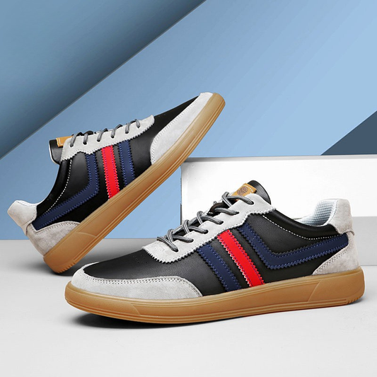 Riviera Retro Leather Sneakers