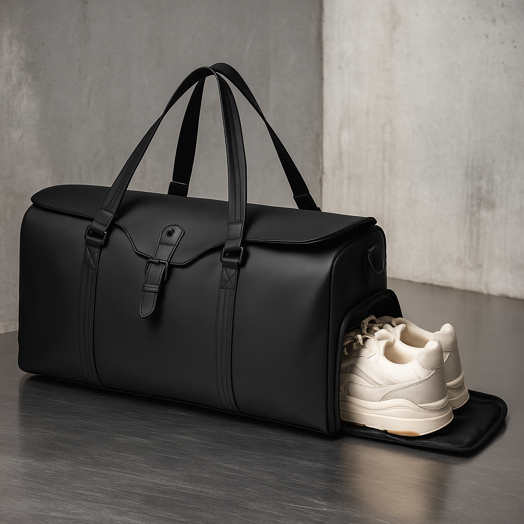 Milan Leather Weekender