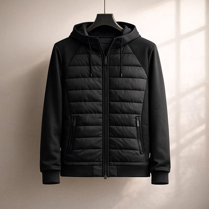 Alpine Quilted Zip Hoodie