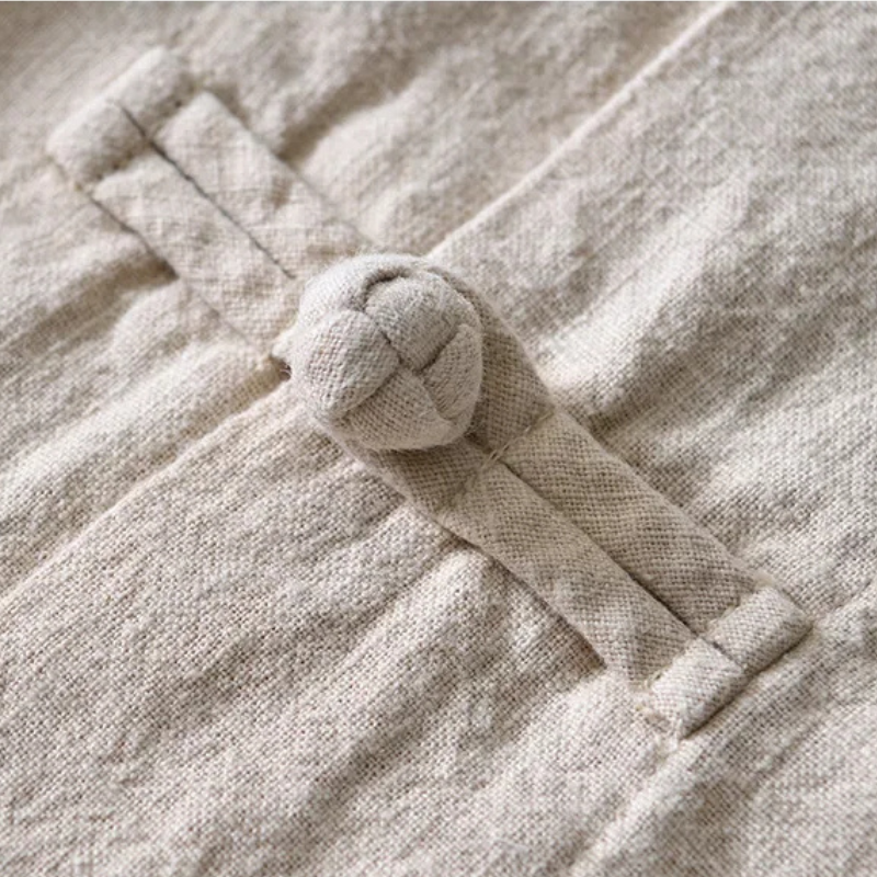 Osaka Linen Mandarin Shirt