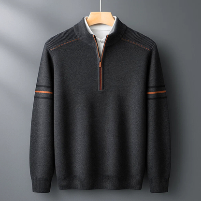 Merino Quarter-Zip Sweater