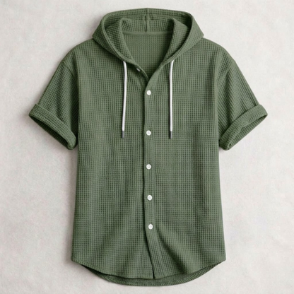 Beckett Cotton Hooded Shirt