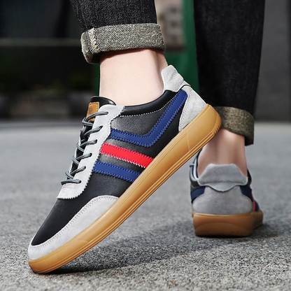 Riviera Retro Leather Sneakers