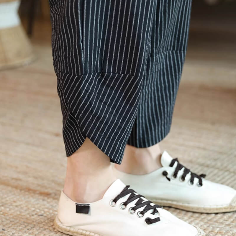 Ryker Pinstripe Loose Fit Pants