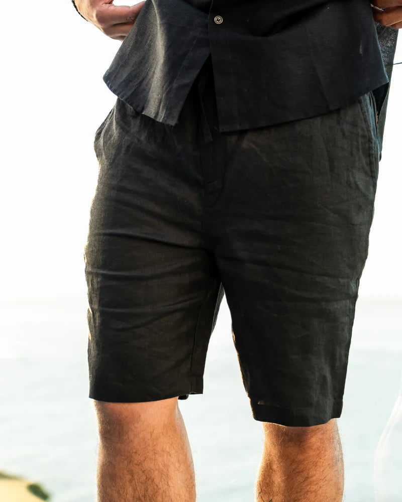 Men's Linen Casual Thin Loose Beach Shorts