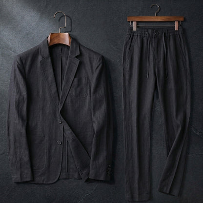 Riviera Linen Cotton Suit