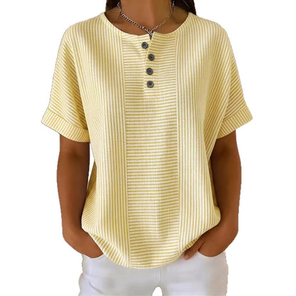 Striped short sleeved T-shirt