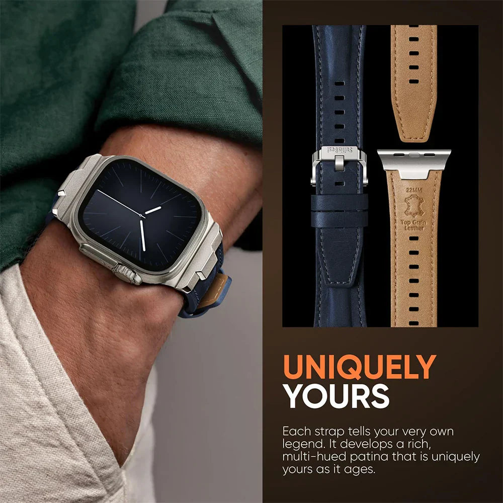 Milan Leather Apple Watch Band