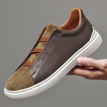 Adriano Leather Suede Sneakers