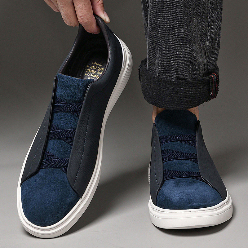 Adriano Leather Suede Sneakers