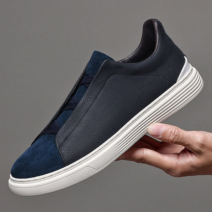 Adriano Leather Suede Sneakers