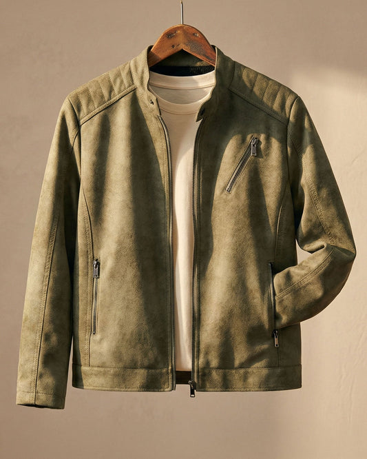 Halston Suede Jacket