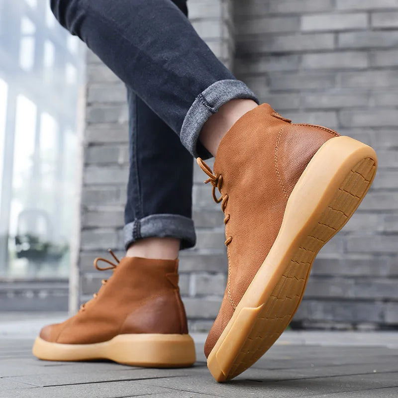 Paolo Leather Chukka Boots