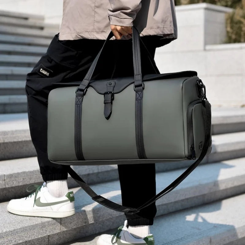 Milan Leather Weekender