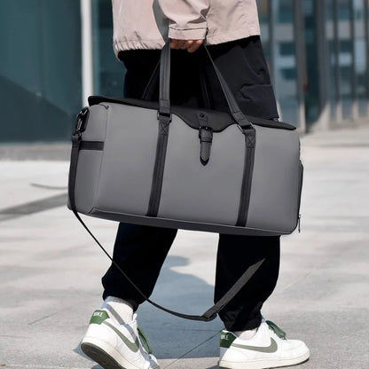 Milan Leather Weekender