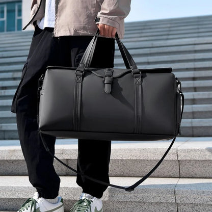 Milan Leather Weekender