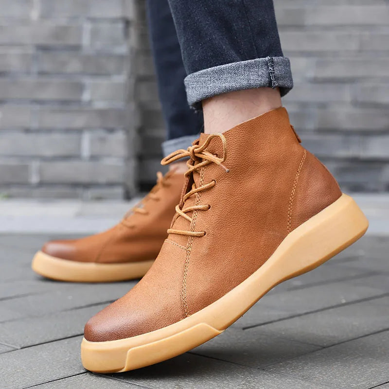 Paolo Leather Chukka Boots