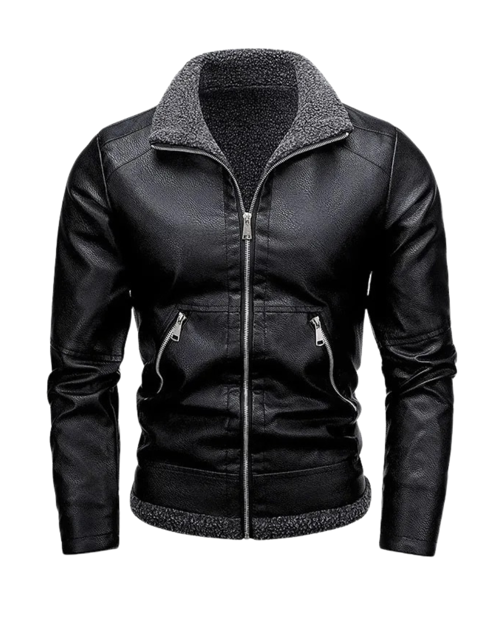 Lennox Sherpa Leather Jacket