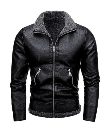 Lennox Sherpa Leather Jacket
