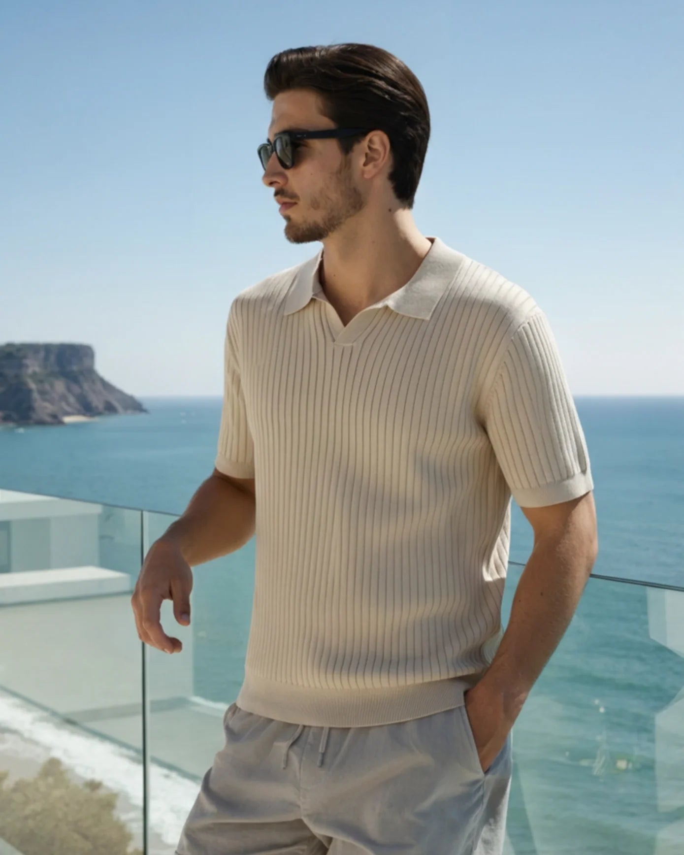 Premium Ribbed Polo