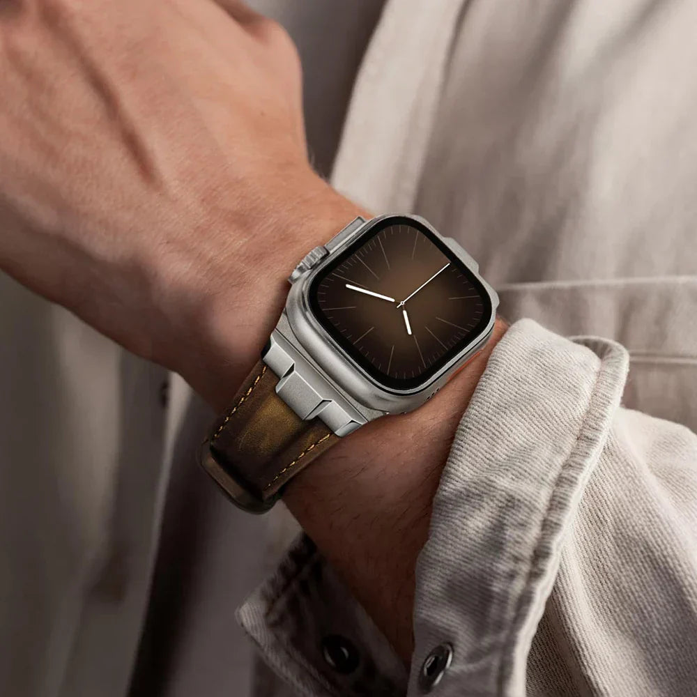 Milan Leather Apple Watch Band