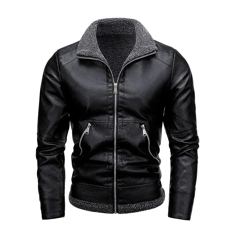 Lennox Sherpa Leather Jacket