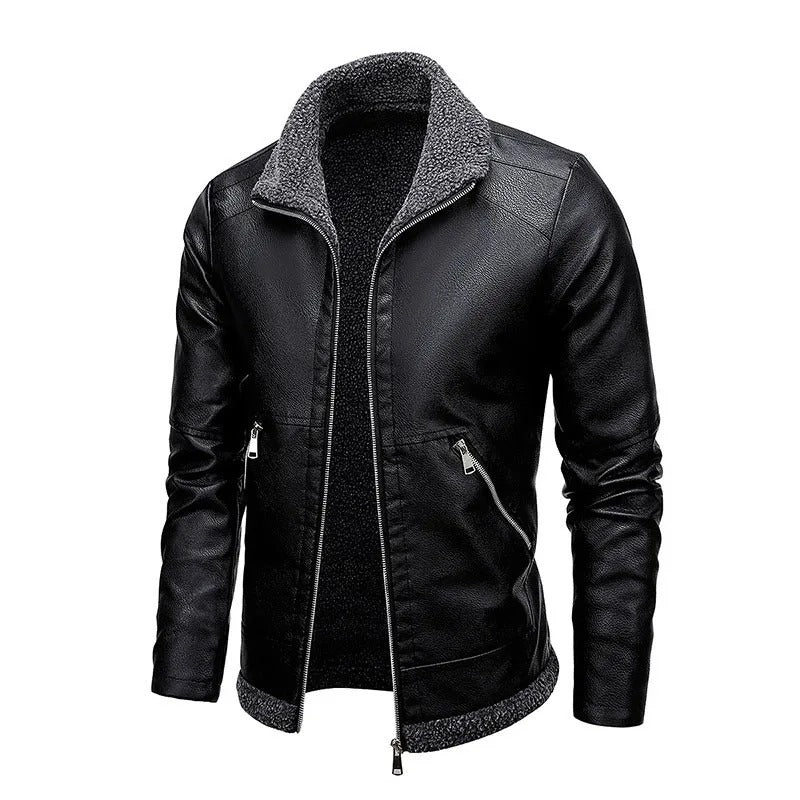 Lennox Sherpa Leather Jacket