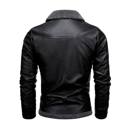 Lennox Sherpa Leather Jacket
