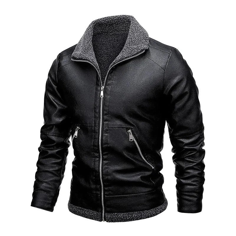 Lennox Sherpa Leather Jacket