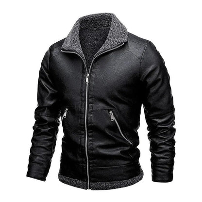 Lennox Sherpa Leather Jacket