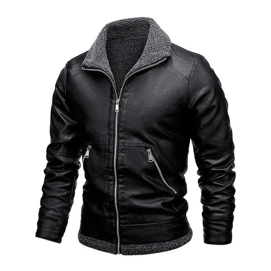 Lennox Sherpa Leather Jacket
