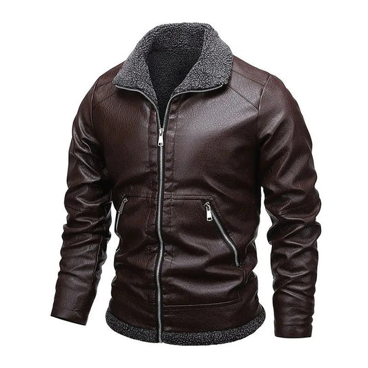 Lennox Sherpa Leather Jacket